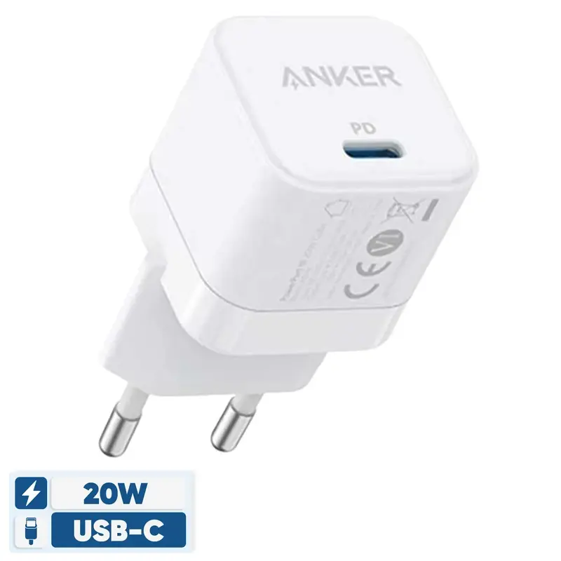 شارژر دیواری 20 وات انکر مدل PowerPort III A2149 Cube
